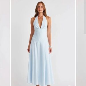 New SNDYS Talassa Maxi Dress in Blue